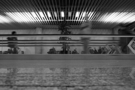 Warten auf den Abflug Flughafen