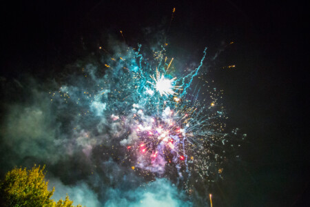 Feuerwerk in Blau Feuerwerk in Blau